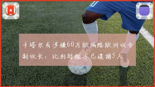 卡塔尔或涉嫌60万欧贿赂欧洲议会副议长，比利时检方已逮捕5人